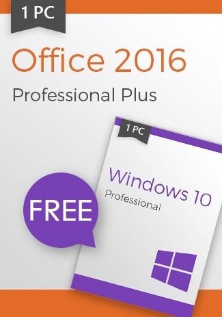 Office 2016 Professional Plus (+ Windows 10 Professional for free) 